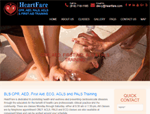 Tablet Screenshot of heartfare.com
